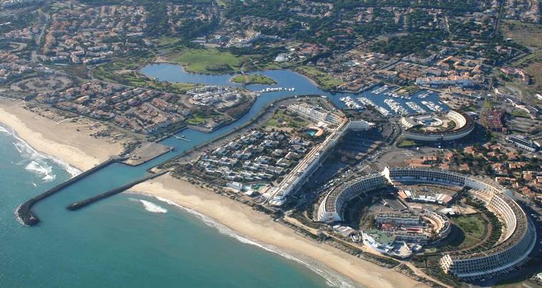 Le Cap d'Agde dans l'Hérault