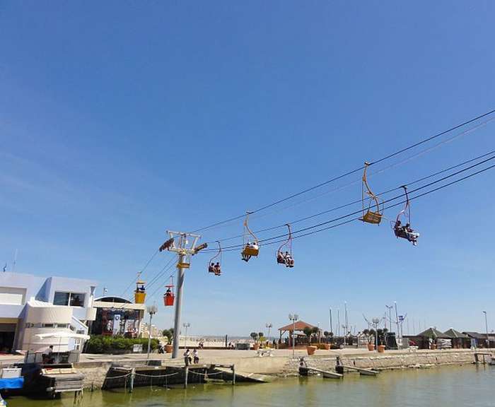 Passage d'une rive à l'autre à Palavas