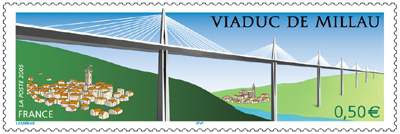 Timbre du viaduc de Millau