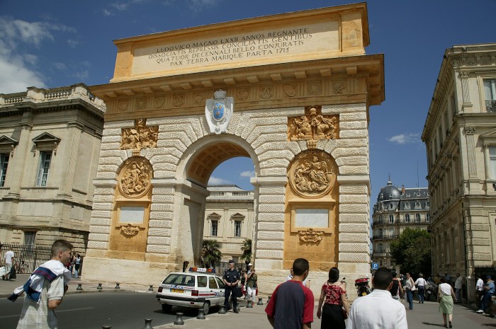 arc de triomphe de Montpellier