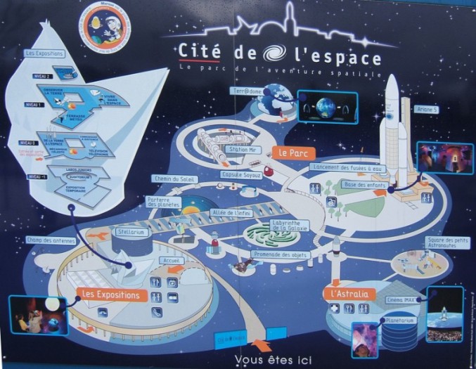 Le parc de l'aventure spatiale